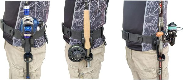 Fly Fishing Rod Holder,3rd Hand Belt Clip Rod Holder,Fly Fishing Wader Belt - Image 6