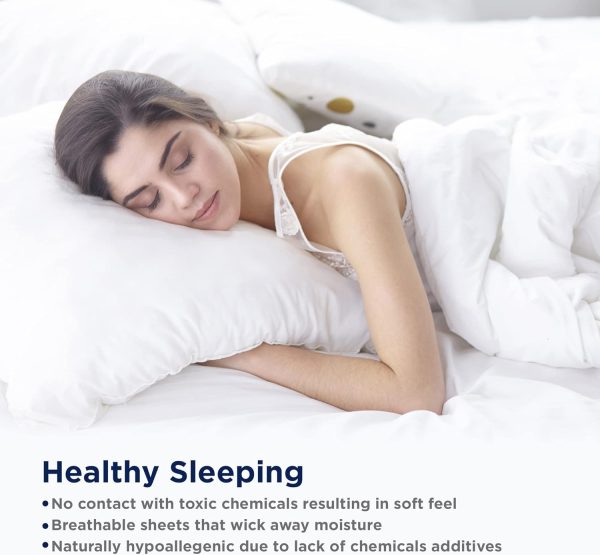 LANE LINEN 100% Egyptian Cotton Sheets Queen Size - 1000 Thread Count White - Image 8