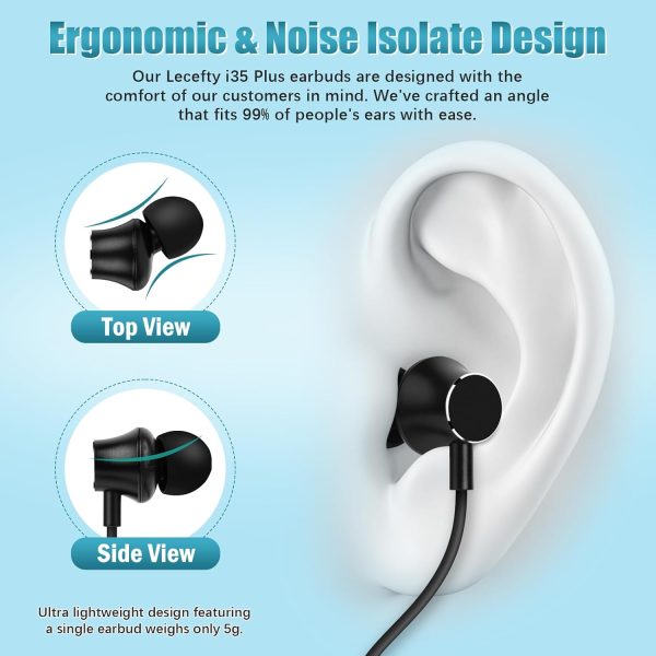 Neckband Bluetooth Headphones, 200H Extra Long Playtime Wireless Stereo - Image 5