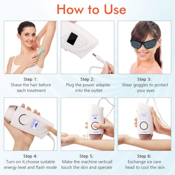 IMENE Permanent Hair Removal Machine for Women & Men, 500,000 Flashes IPL - Image 7