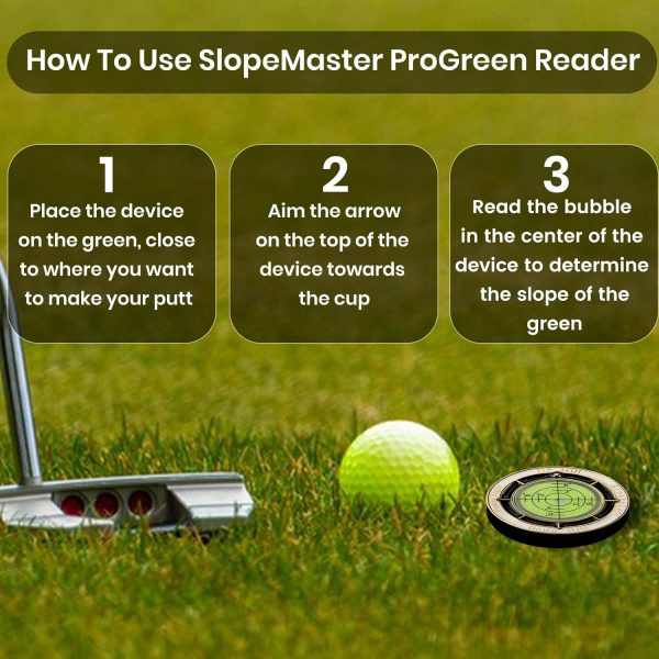 Ddaowanx Golf Green Reader, Golf Ball Marker with High Precision Horizontal - Image 4