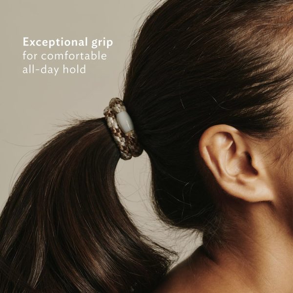 L. Erickson Grab & Go Ponytail Holders, Americana, Set of Eight - - Image 3