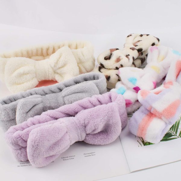 6 Pcs Spa Facial Headbands Set - Soft Fleece Headbands for Makeup, Face - Image 7