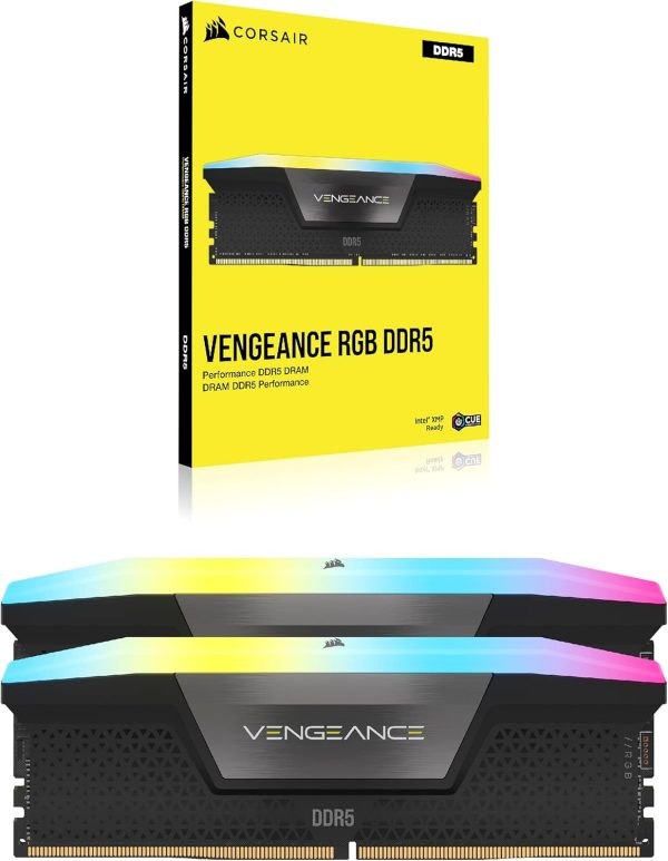 CORSAIR VENGEANCE RGB DDR5 RAM 32GB (2x16GB) 6000MHz CL30-36-36-76 1.40V - Image 5