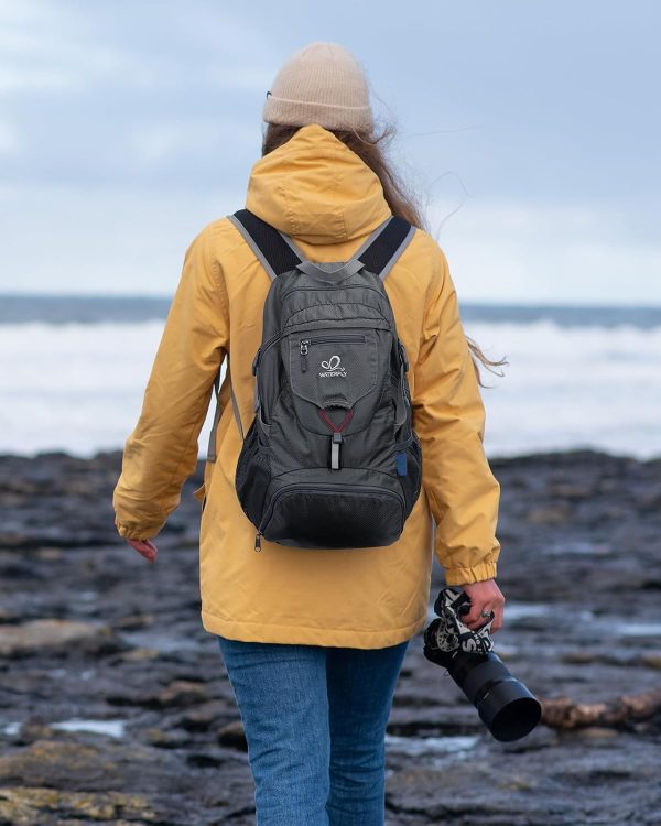 WATERFLY Small Lightweight Packable Backpack: 20l Ultra Light Foldable - Image 8