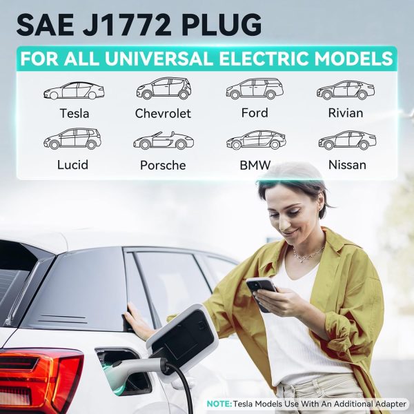 Level 2 EV Charger Portable 32Amp,7.68KW Electric Vehicle Charger - Image 5