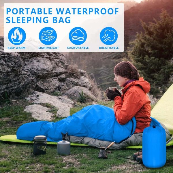 Camping Sleeping Bags for Adults Kids Portable Waterproof Lightweight - Image 4