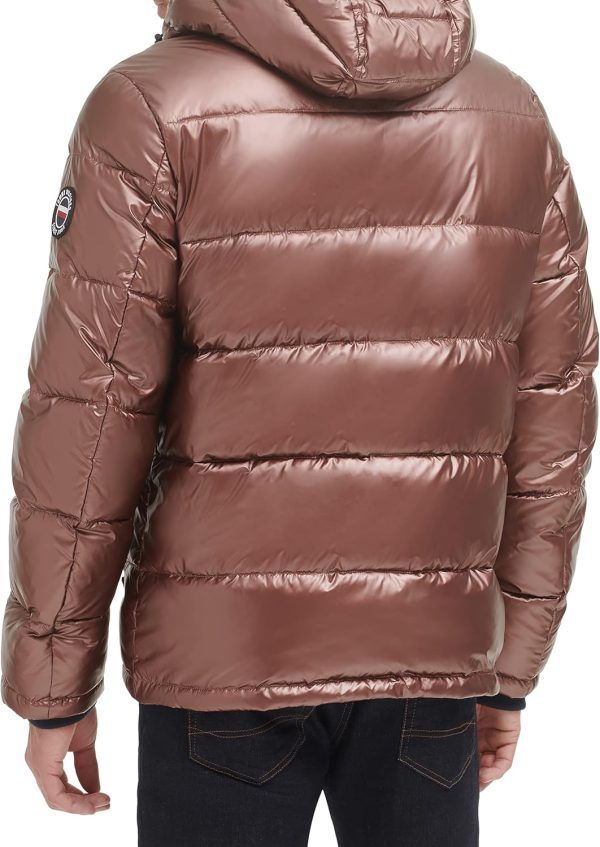 Tommy Hilfiger Mens Hooded Puffer Jacket (Standard and Big & Tall) - Image 3