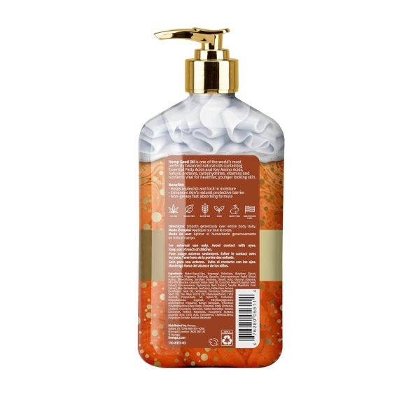 Hempz Limited Edition Pumpkin Spice & Vanilla Chai Herbal Body Lotion, for - Image 2