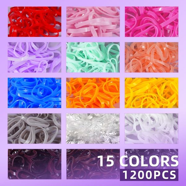 Hair Accessories Organizer for Girls & Toddlers - Colorful Small Rubber - Image 3