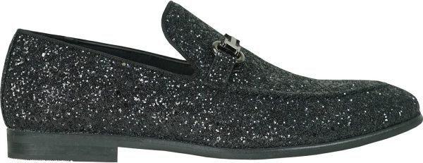 bravo! Men Dress Shoe Prom Slip-on Loafer Lace-up Oxford Cap Toe Metallic - Image 5