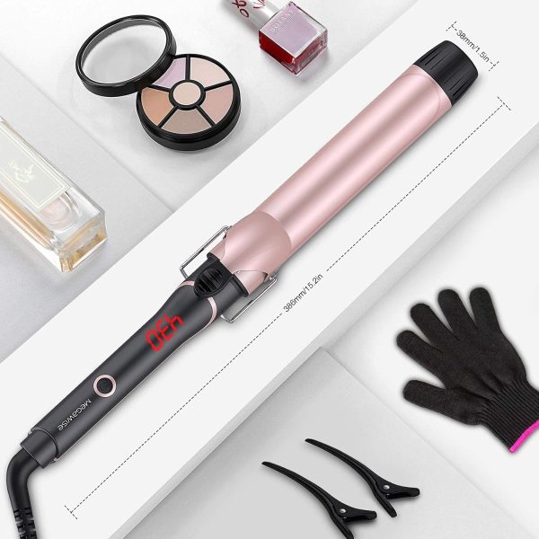 Unlock Your Hair's Potential with MegaWise Pro Curling Iron: 1 1/4 inch - Image 7