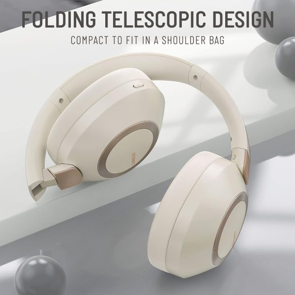 LORELEI B-C6 Wireless Over Ear Headphones, 50H Playtime Foldable - Image 5