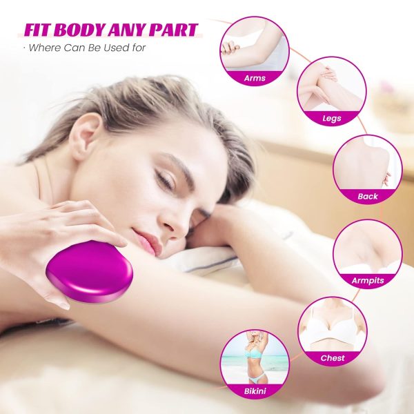 Crystal Hair Eraser for Women and Men, Reusable Crystal Hair Remover Magic - Image 3