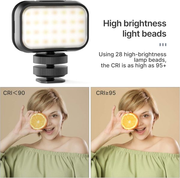 Vlogging Light PICTRON VL28 LED Light for iPhone Mini LED Camera Light - Image 3