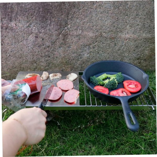1pc Stainless Steel Grill Charcoal Outdoor Barbecue Rack Grills Grille - Image 3
