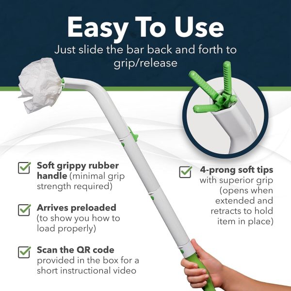 Master Kit - Multipurpose Toilet Aid – 20” Toilet Paper Helper for All - Image 5