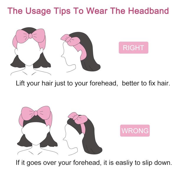 6 Pcs Spa Facial Headbands Set - Soft Fleece Headbands for Makeup, Face - Image 5