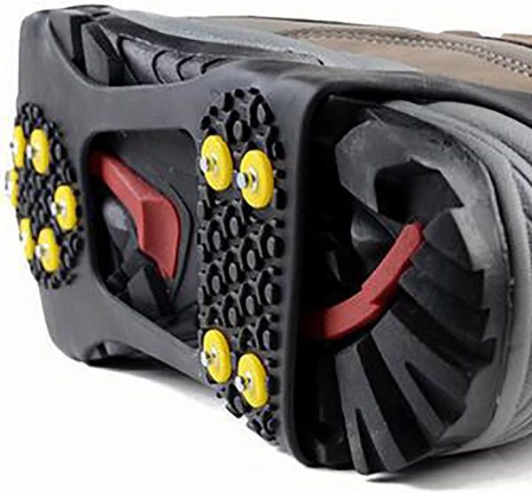2Pcs Non-Slip Shoe Cover,Ice Snow Grippers,Over Shoe Boot Traction Cleat - Image 5