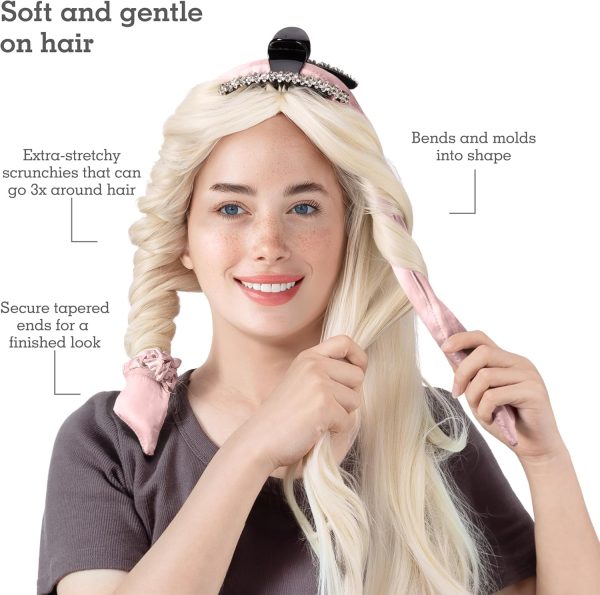 Heatless Hair Curler-Overnight Heatless Curls, Heatless Curling Rod for - Image 4