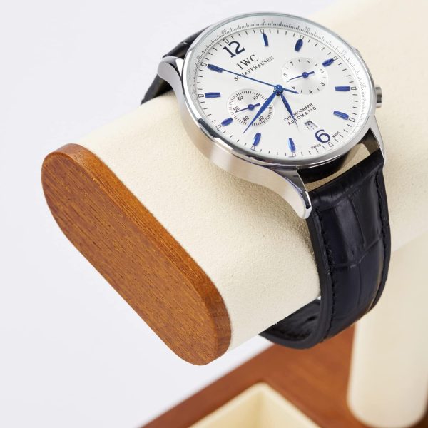 Oirlv Solid Wood Watch Display Stand T-bar Watch Stand for Men and Women - Image 5
