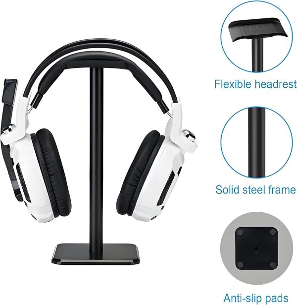 Headphone Stand, Universal Aluminum Metal Holder for AirPods Max, HyperX - Image 4