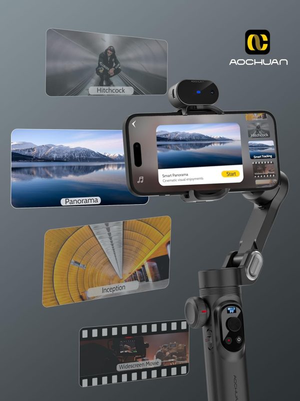 Smartphone Gimbal Stabilizer, 3-axis Stabilizer for iPhone&Android, AI - Image 6