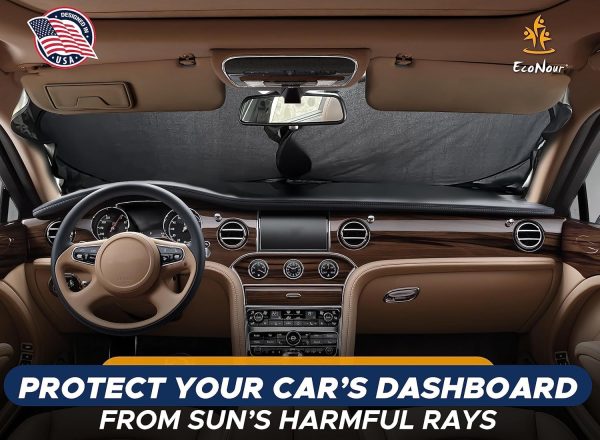 EcoNour Car Windshield Sun Shade | Reflective Sunshade for Ultimate - Image 8