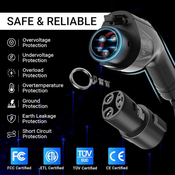 Tera for Tesla Electric Vehicle (EV) Charger: Level 2 J1772 2024 Fully - Image 6