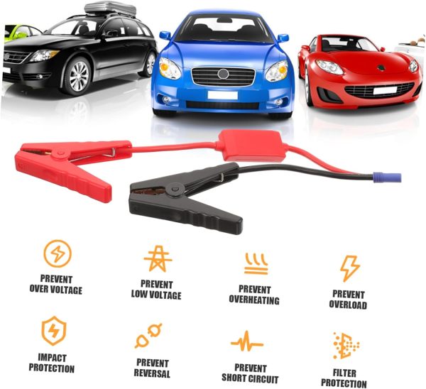 Mobestech 3pcs Activate The Power Clamp Booster Jumper Cables Portable Jump - Image 8