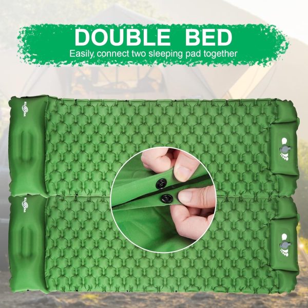WANNTS Sleeping Pad, Ultralight Inflatable Sleeping Pad for Camping, - Image 2