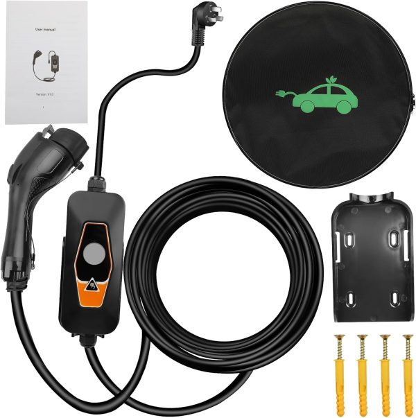 Portable EV Charger Level 2, 16Amp 240V, Electric Vehicle Charger with - Image 7