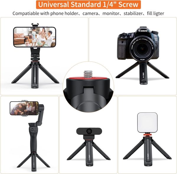 UURIG TP05 Extendable Mini Camera Tripod, Portable Selfie Stick Handle Grip - Image 3