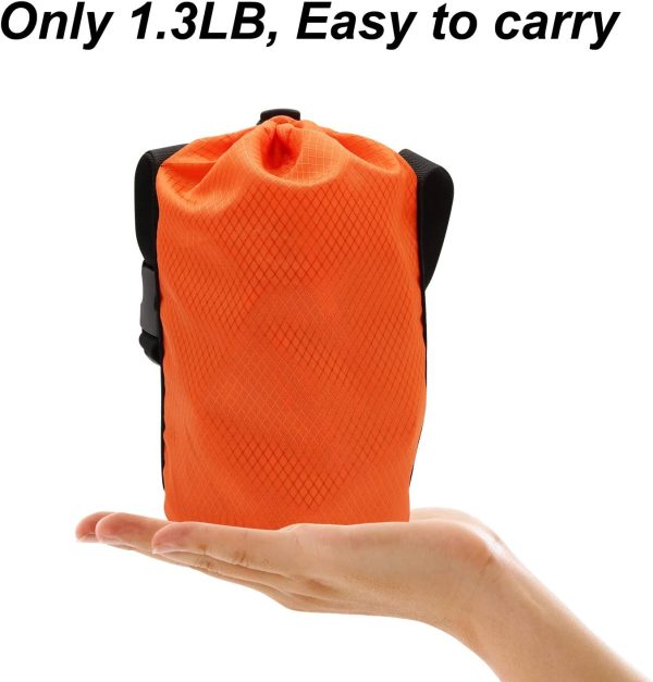 XiaZ Dog Tie Out Cable for Camping, 50ft Portable Overhead Trolley System - Image 4
