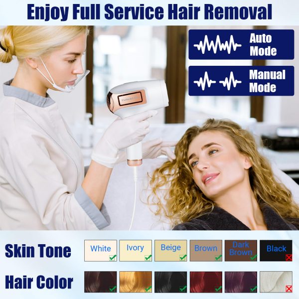 Portable Facial Hair Removal Device for Women & Men,TUMAKOU ICE Cool Hair - Image 6