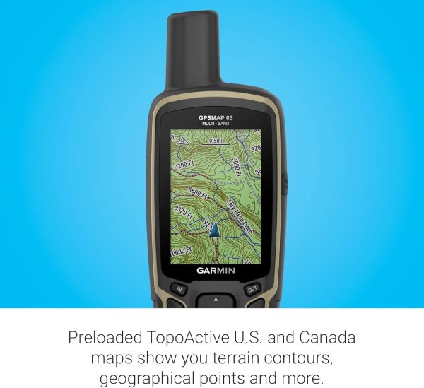 Garmin GPSMAP 65, Button-Operated Handheld with Expanded Satellite Support - Image 4