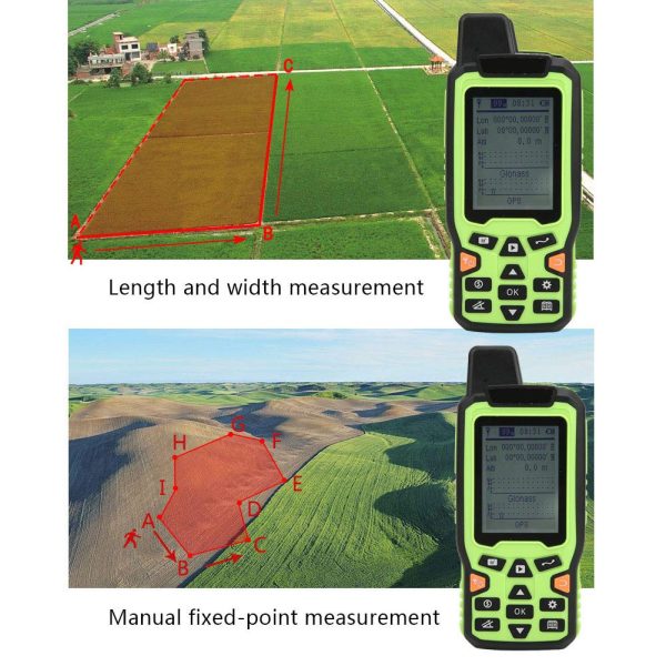 Portable GPS Land Area Meter 100-240V High Precision Handheld Land Area - Image 5