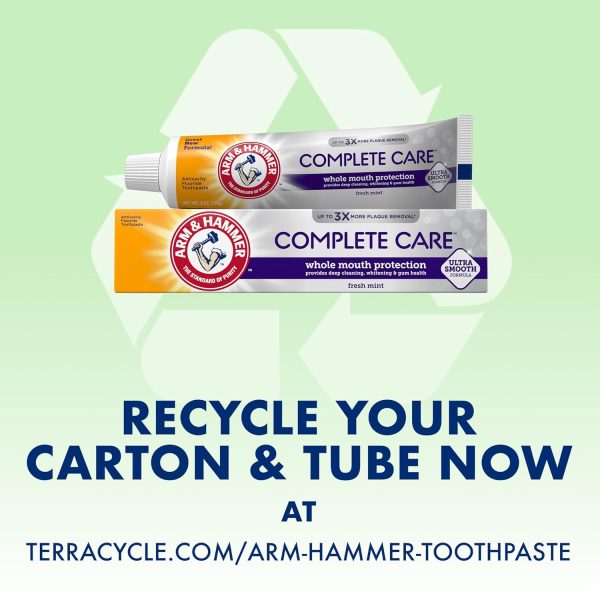 Arm & Hammer Complete Care Toothpaste, Fresh Mint Flavor, Whole Mouth - Image 8