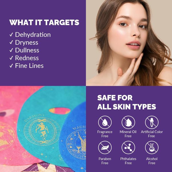 Face Masks Skincare, Collagen Face Mask for Anti Aging, Hydrating Face Mask - Image 9