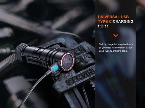 Fenix HM71R Headlamp, 2700 Lumen Super Bright USB-C Rechargeable Spot Light - Image 8