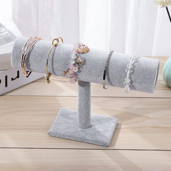 hejhncii Display Stand Jewellery Stand T-shaped Jewelry Display Accessory - Image 4