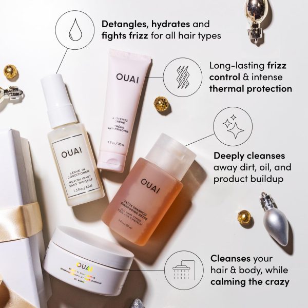 OUAI Jingle All The OUAI Travel Size Gift Set - Travel Size Hair & Body - Image 4