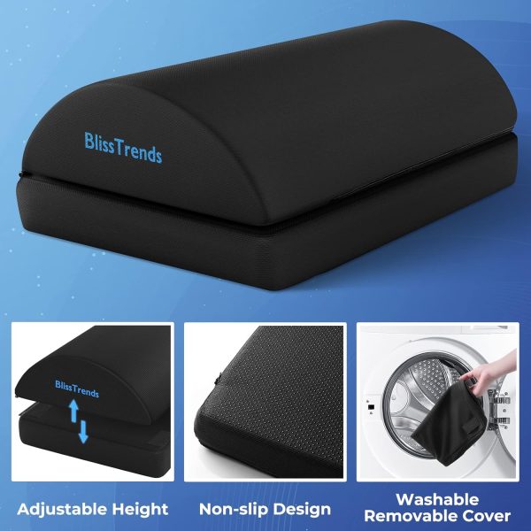 BlissTrends Foot Rest for Under Desk at Work-Versatile Foot Stool with - Image 4