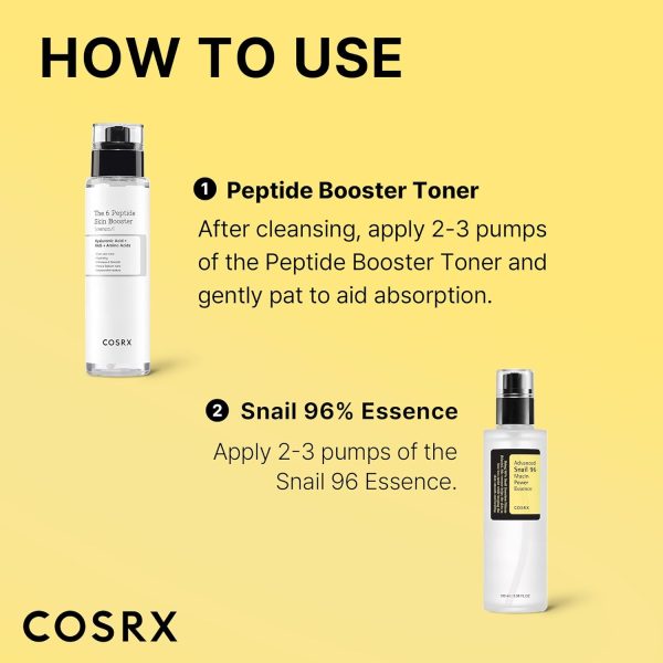 COSRX Snail Mucin 96% Peptide Booster Set - Amazon Exclusive - Korean Skin - Image 6