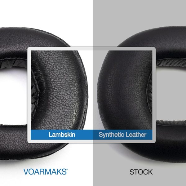 Sheepskin Real Leather Foam Cushion Ear Pads Compatible with Sennheiser PXC - Image 3