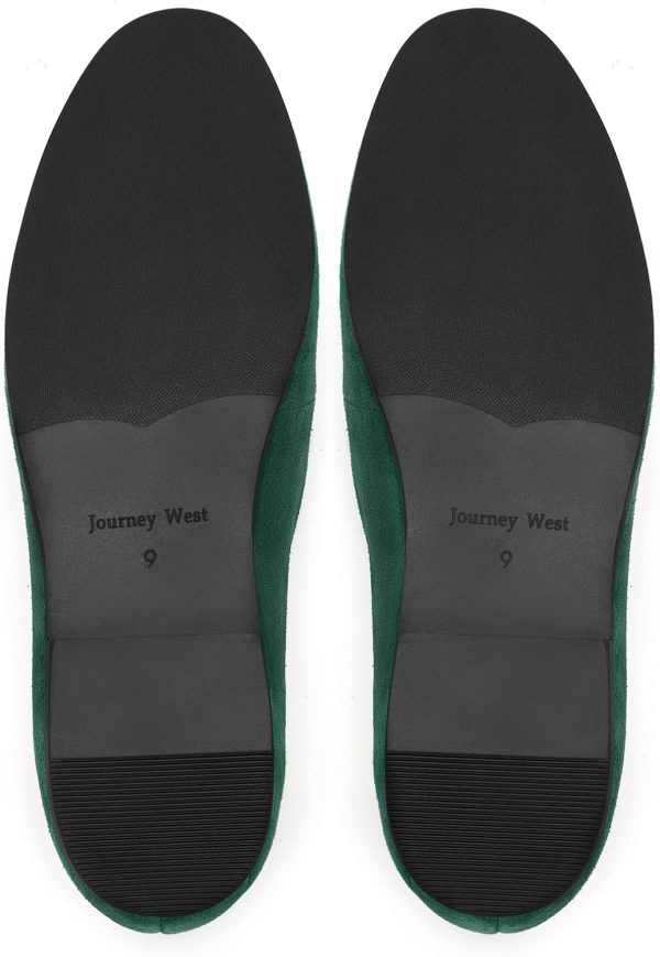 Journey West Men's Vintage Loafers for Men Belgian Loafers Slip-on Loafer - Image 5
