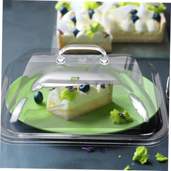 Mikinona Transparent Food Cover Cake Boxes Reusable Dish Kitchen Gadgets - Image 6