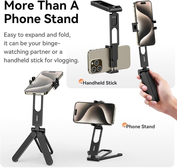 ULANZI MA26 Versatile Mini Foldable Tripod for iPhone 16 15 14 13 Mx Pro - Image 2