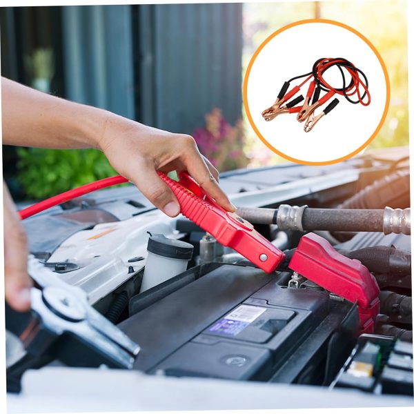 Gatuida 2pcs Car Hitch Automotive Emergency Starter Clamp Jumper Cables - Image 6