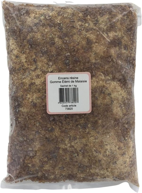 Encens résine Gomme Élémi de Malaisie - sachet de 1 kg - Image 3